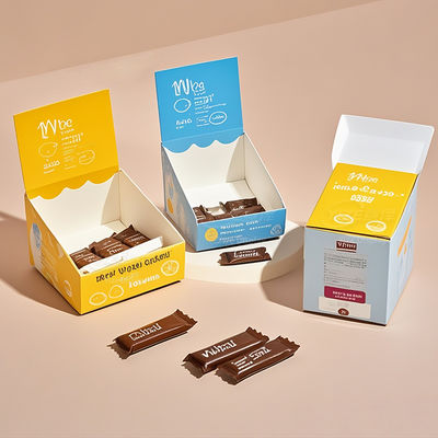 Custom PDQ Countertop Retail Display Cardboard Corrugated Tear Away Box POS Shelf Packaging for Sushi
