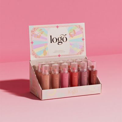 Promotion Portable Cosmetics Display Stand Recyclable Cardboard Paperboard for Point of Purchase Countertop Shelf Use