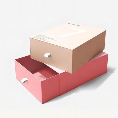 Luxury Custom Printed Logo Cardboard Paper Rigid Pull out Sleeve Sliding Rigid Drawer Gift Box Packaging with Sponge Insert