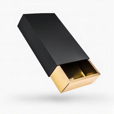 Luxury Custom Printed Logo Cardboard Paper Rigid Pull out Sleeve Sliding Rigid Drawer Gift Box Packaging with Sponge Insert