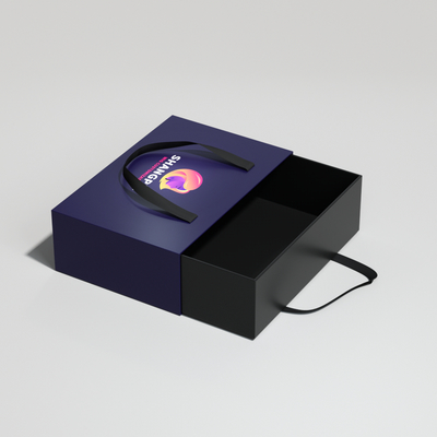 Customized Luxury Thin Jewelry Boxes Colorful Cardboard Bracelet Gift Packaging Set Recycled Kraft Material Perfume Wedding
