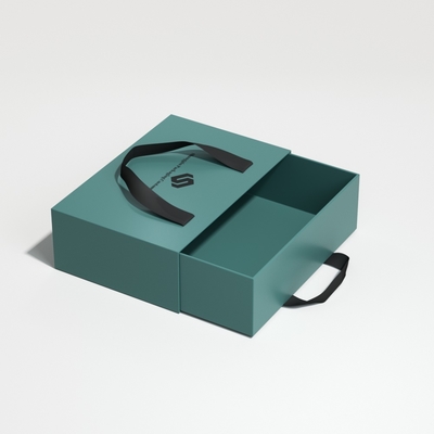 Luxury Jewelry Drawer Box Custom Logo Aseptic Recycled Sponge Lining for Necklace False Eyelashes Tea Box Packaging