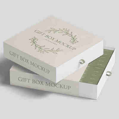 Small Elegant Custom Rigid Cardboard Paper Packaging Sliding Drawer Gift Box for Jewelry-Necklace Ring Bracelet UV Sponge