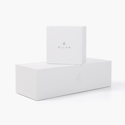 Custom Luxury Candle Box Packaging with Rigid Lid White Matte Empty Cup and Sponge Liner Aromatherapy Gift Box