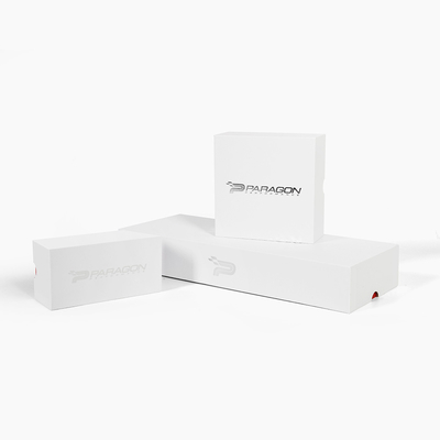 Custom Luxury Candle Box Packaging with Rigid Lid White Matte Empty Cup and Sponge Liner Aromatherapy Gift Box