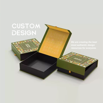 Luxury Recyclable Magnetic Box Custom Logo Lip Gloss Tubes Recycled Rigid Paper Gift Box Sponge Liner Cosmetics Packing Boxes
