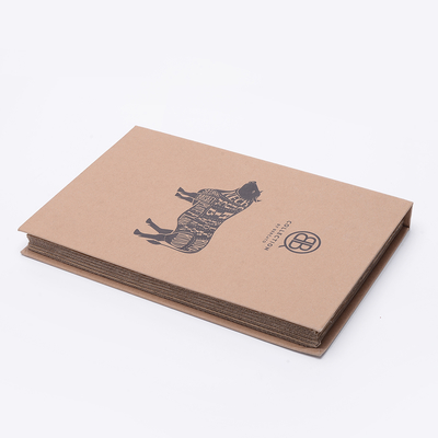 High-End Custom Logo Printed Recycle Kraft Paper Corrugated Cardboard Knife Box Sponge Liner Kitchen Knife Packaging Box