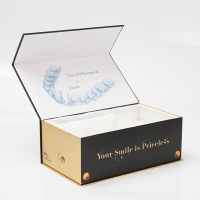 Luxury Recyclable Empty Magnetic Box Custom Logo Wholesale Eva Rigid Cardboard Magnetic Gift Packaging Box With Eva Foam Insert