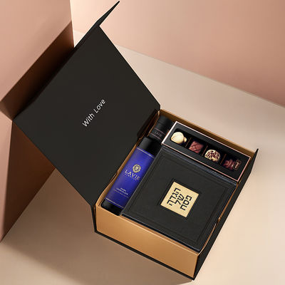 Customizable High-End Sushi Magnetic Rigid Cardboard Packaging Box Food Grade Recyclable Sponge Specialized for Gift Paper Logo