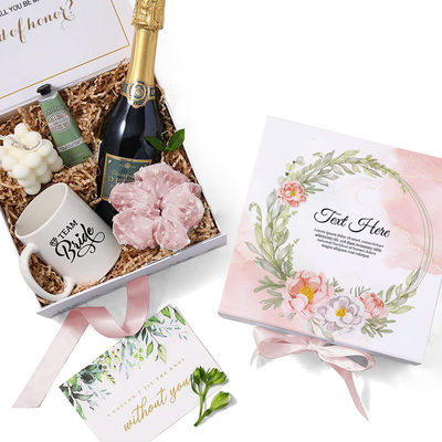 Cookie Cupcake Bakery Chocolate Pastry Dessert Packaging Gift Box for Cakes With Ribbon Custom Magnet Top Cake Box
