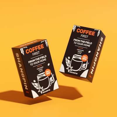 Wholesale Price Book Shaped Foldable Paper Box Coffee Bag Packaging for Instant Coffee