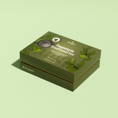 Customized Design LOGO Premium Empty Green Tea Packaging Box Set New Universal Longjing Maojian Biluochun Gift Boxes