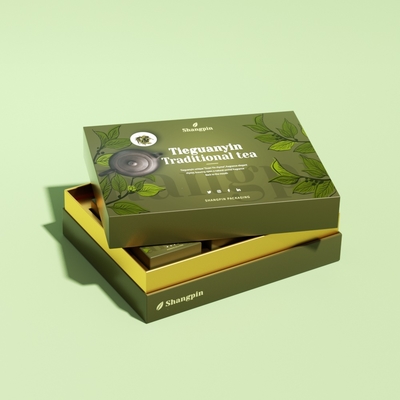 Customized Design LOGO Premium Empty Green Tea Packaging Box Set New Universal Longjing Maojian Biluochun Gift Boxes