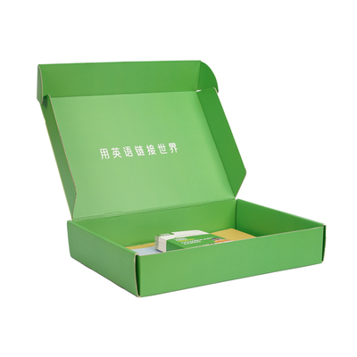 Custom Recyclable Luxury Folding Mailing Corrugated Paper Boxes for Shipping Dress Underwear Shirt Apparel Recycled Materials