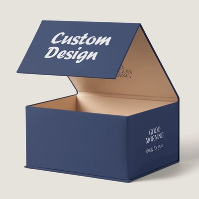 Custom Large Luxury Rigid Cardboard Magnetic Gift Box Wig Paper & Wedding Dress Packaging for Socks Sponge Lining