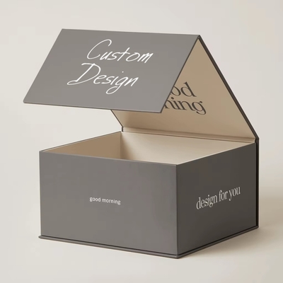 Custom Large Luxury Rigid Cardboard Magnetic Gift Box Wig Paper & Wedding Dress Packaging for Socks Sponge Lining