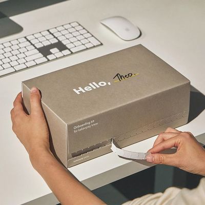 Eco Corrugated Cardboard Flat Boxes Tear Strip Zipper Box With Logo Packaging Shipping Mailer Kraft Box for Clothing Recyclable