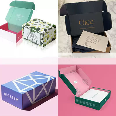 Customization Eco Friendly Package Corrugated Folding Paper Box Garment Clothes Mailer Box Apparel Mailer Shipping Hat Paper Box