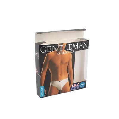 Clear Window Sexy Underwear for Women and Men Panty Packaging Box with Buckle for Socks and Fur Use