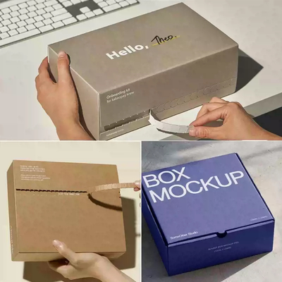 Luxury Magnetic Silk Corrugated Paper Rigid Boxes Women's Luxury Underwear & Swim Set Bra Paper Gift Box for Socks Packaging